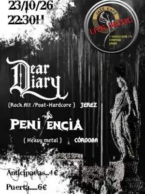 Concierto de Dear Diary y Penitencia