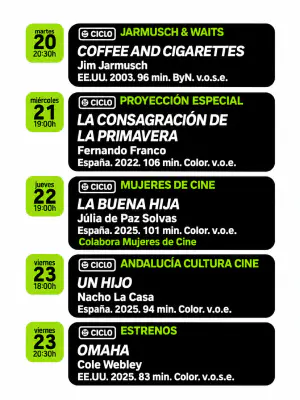 Cartel Filmoteca Octubre Cordoba