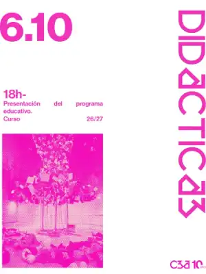 Cartel Presentación de DIDÁCTICA3 | C3A