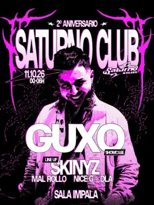 Cartel Aniversario Saturno Club 2026