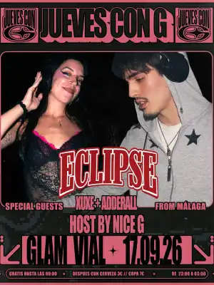 Cartel Jueves con G 19 septiembre