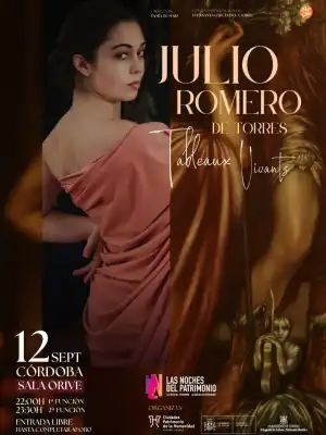 Cartel Julio Romero de Torres función teatral