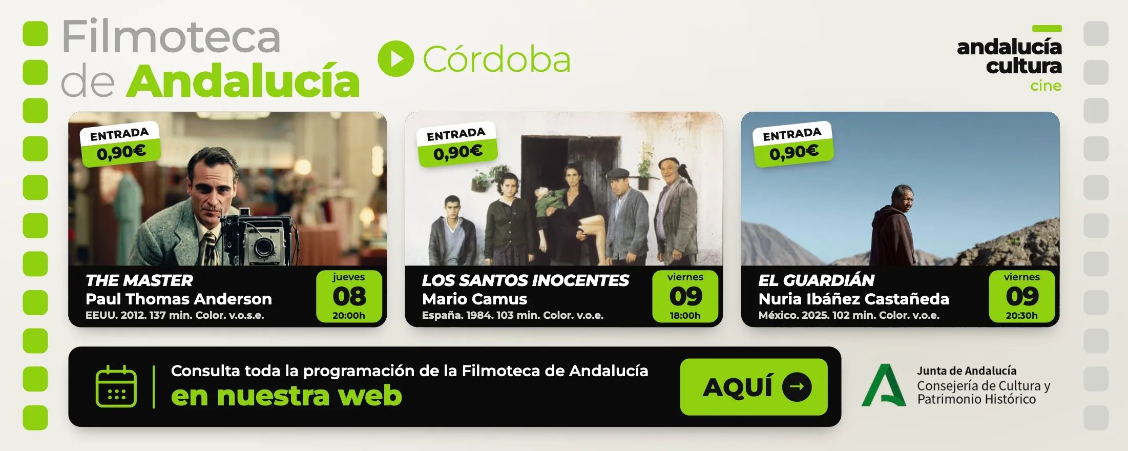 Programación filmoteca Córdoba 05-11 Octubre