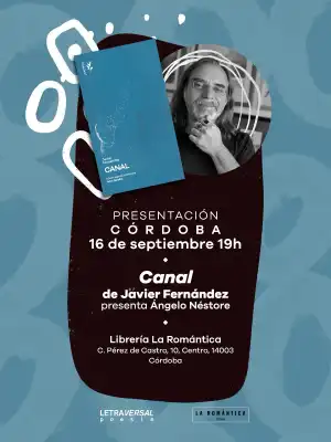 Cartel presentacion libro Canal en La Romantica