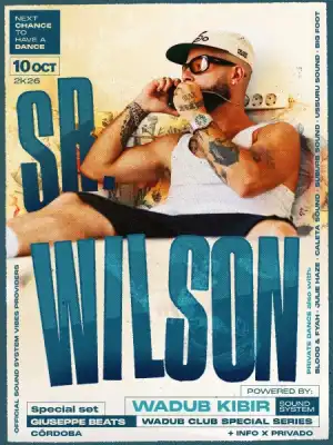 Cartel WADUB CLUB SR. WILSON 